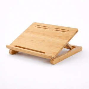 ecolift bamboo wooden laptop stand