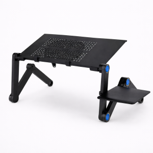 flexidesk laptop table with side mouse platform