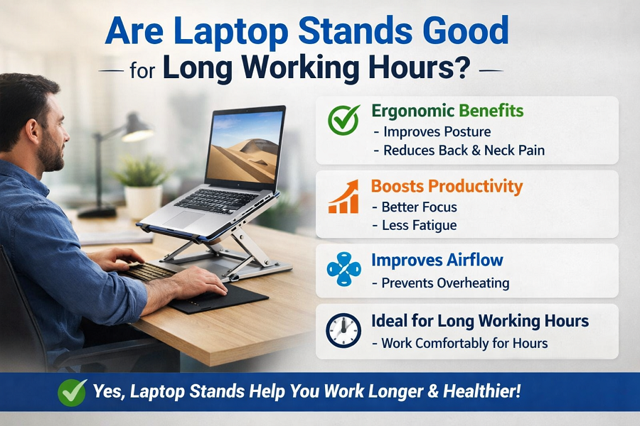 laptop stand for long working hours